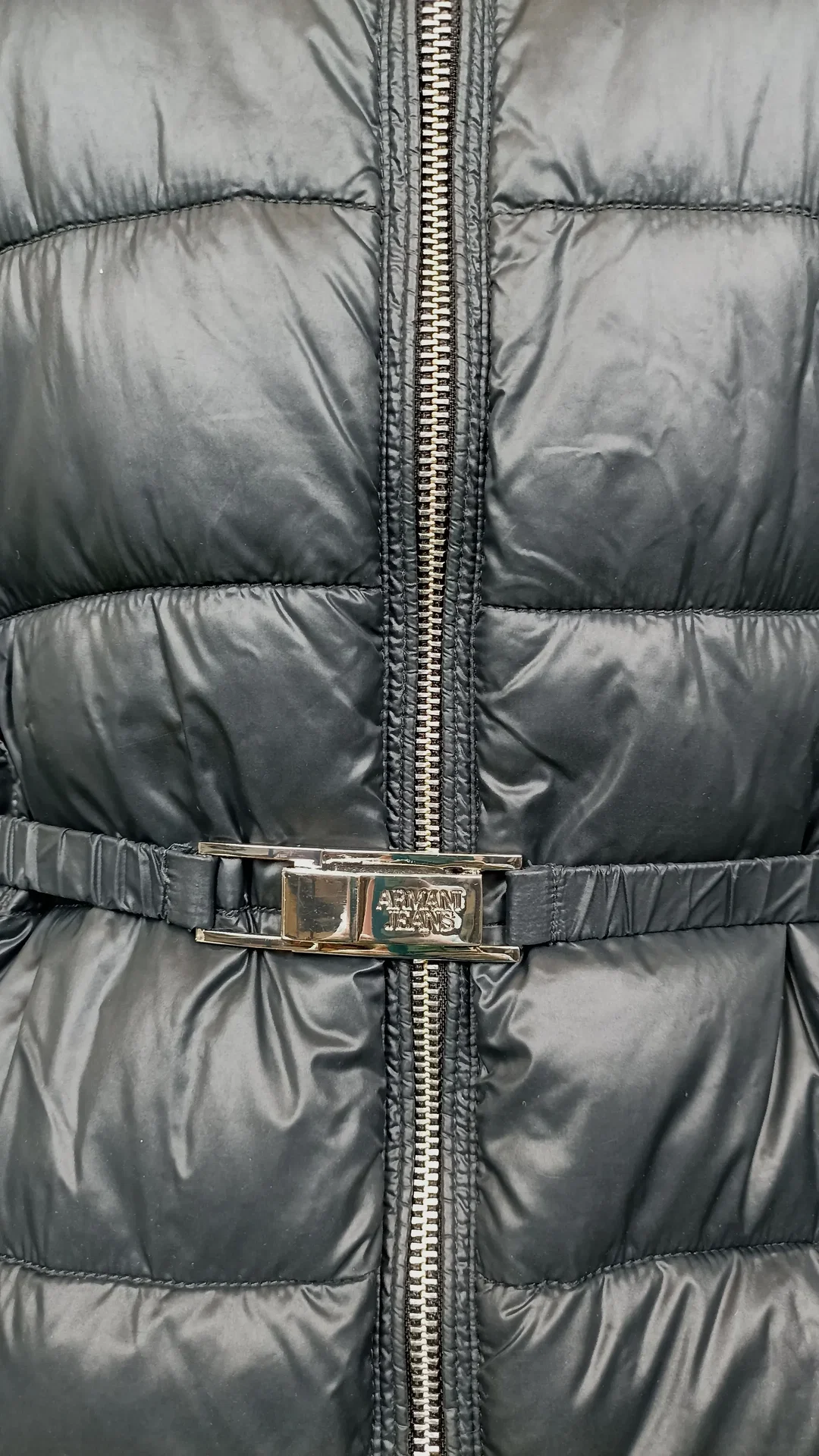 Armani Jeans Damendaunenjacke schwarz Gr. 48 – Bild 3