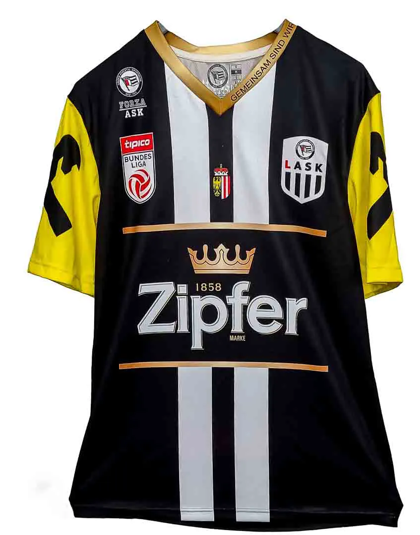 Original LASK Trikot – Spieler-Edition Kolar #5 – Zipfer & Fever-Tree Sponsoren 