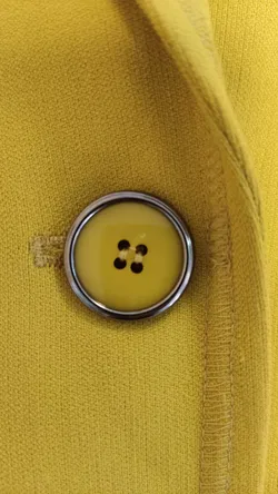 Jones, Damen Blazer casual, senf-gelb mit modischen Metallknöpfen - Gr. 36 - Bild 4