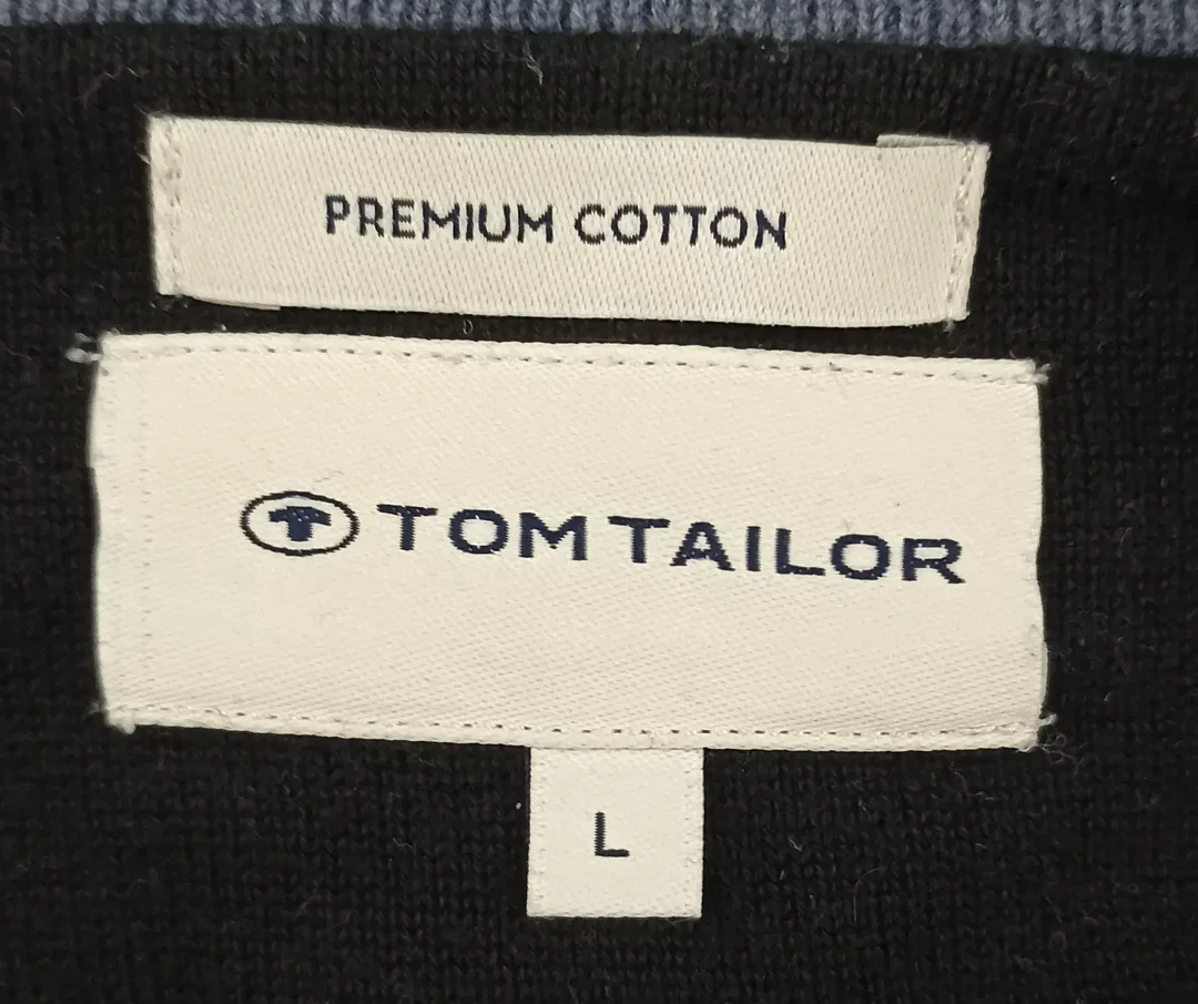 Tom Tailor Herrenpullover blau Gr. L – Bild 3