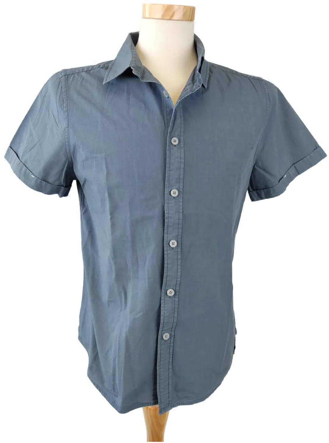 17&CO Herrenhemd blau - Gr. M/48 (eng geschnitten) - Bild 1