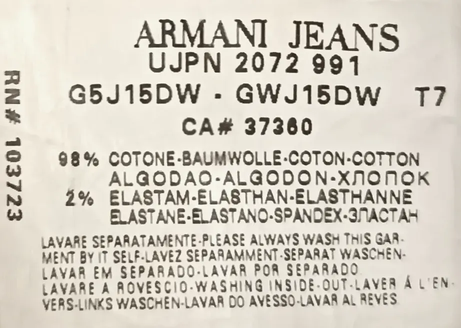 Armani Jeans Damen Jeans dunkelgrün Gr. 28 – Bild 4