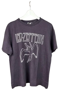 Led Zeppelin H&M Band T-Shirt, schwarz - Gr. M  - Bild 1
