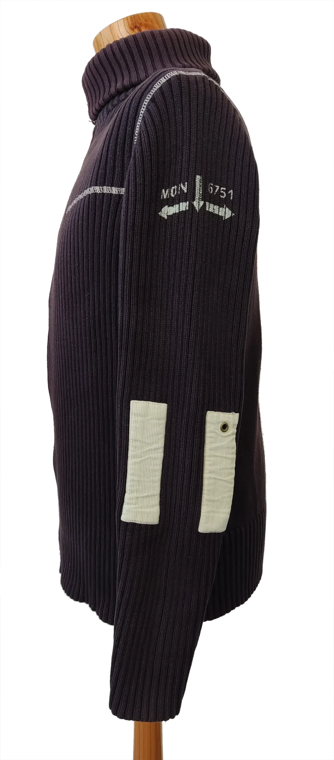 Mc O´Neill Herren Strickpullover, braun - Gr. L – Bild 4