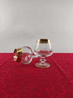 Zwei Kristall  Cognacschwenker  - Bild 3