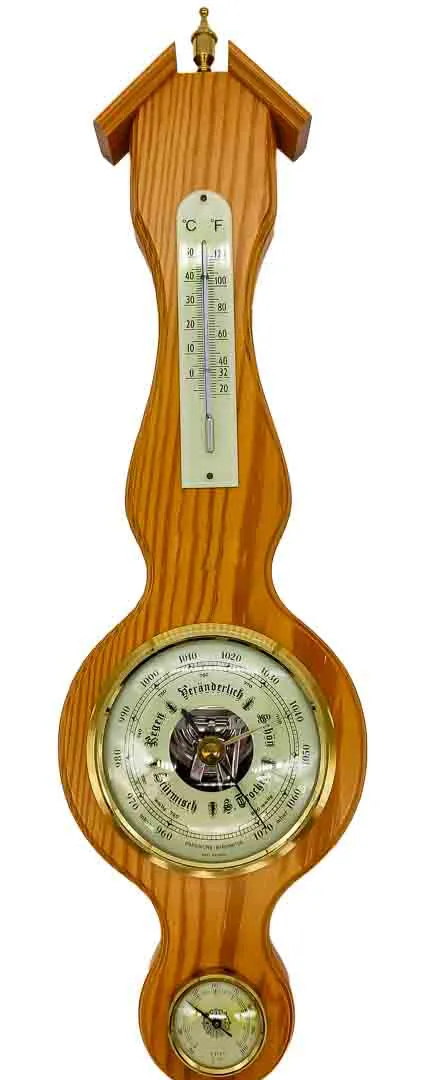 Wetterstation 1970er Barometer-Thermometer-Hygrometer - Bild 1