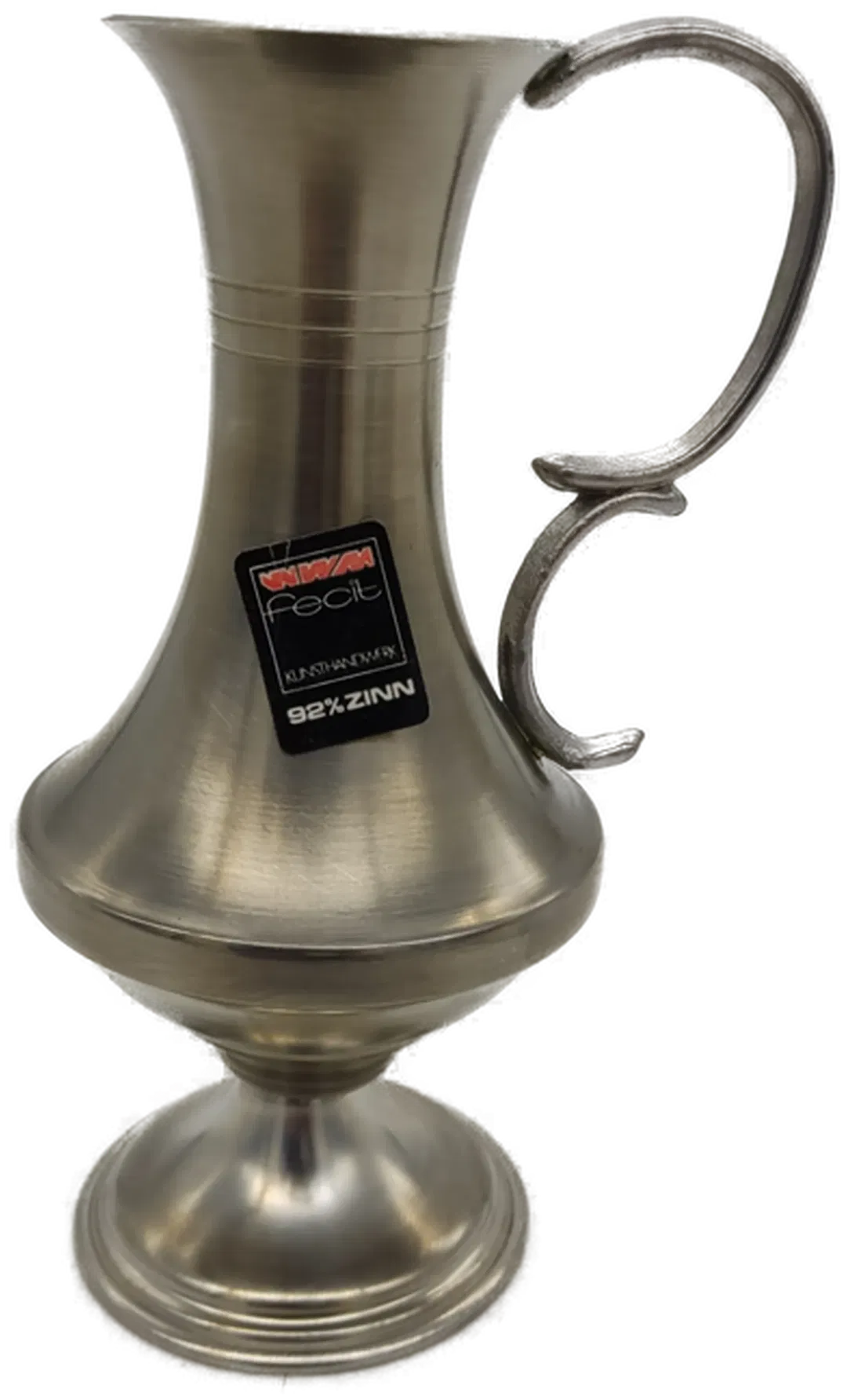 Zinnvase von WWM Fecit Kunsthandwerk, ca. 13 cm hoch - Bild 1