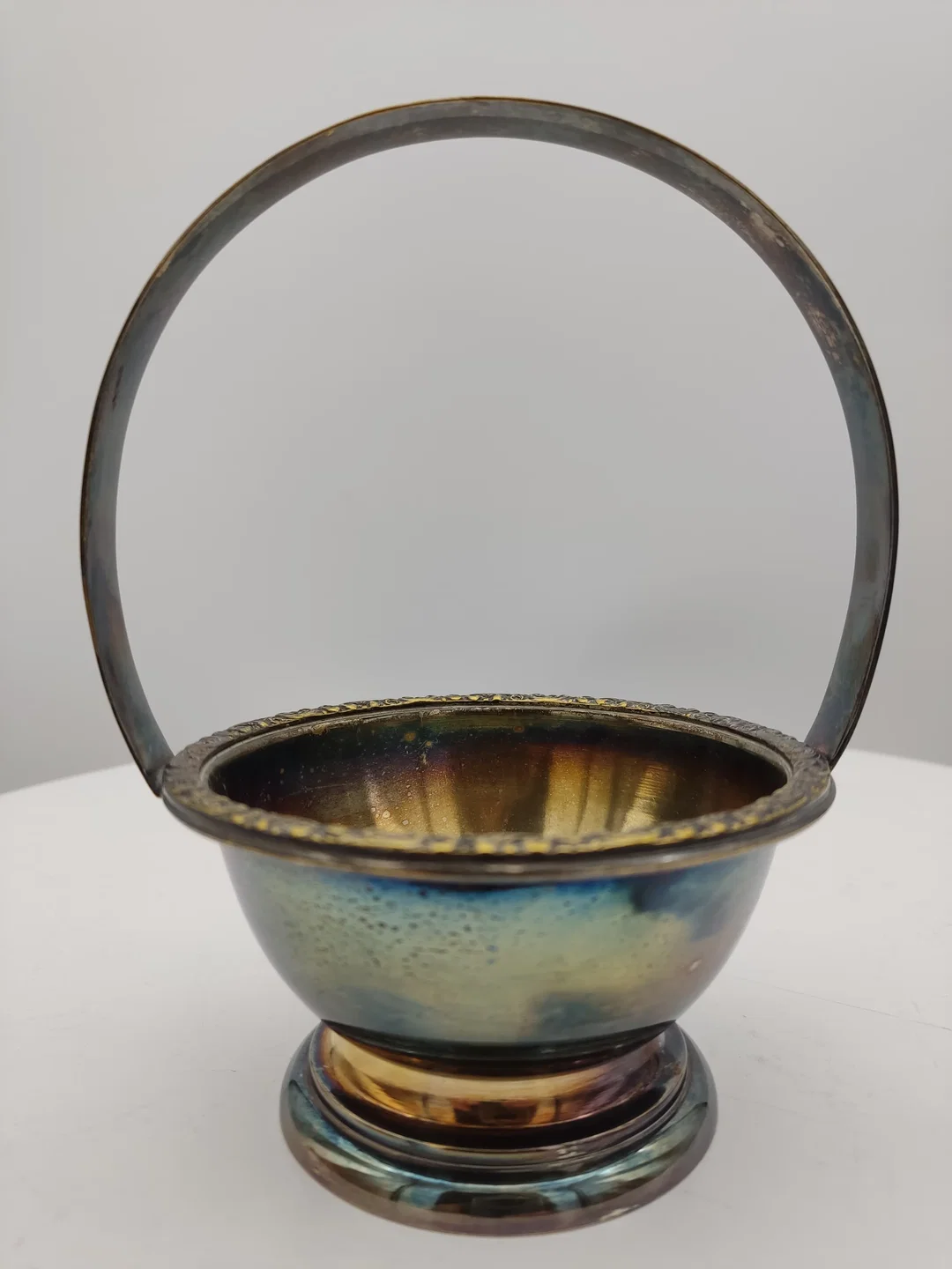 Metall-Henkelschale | Patina-Charme – Bild 1