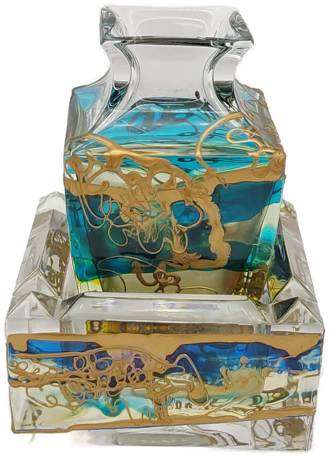 Vintage Tintenfass aus Glas – Bild 2