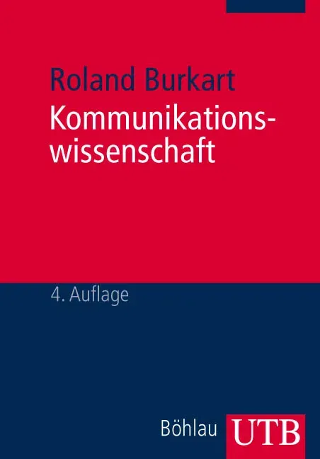 Kommunikationswissenschaft - Roland Burkart - Bild 2