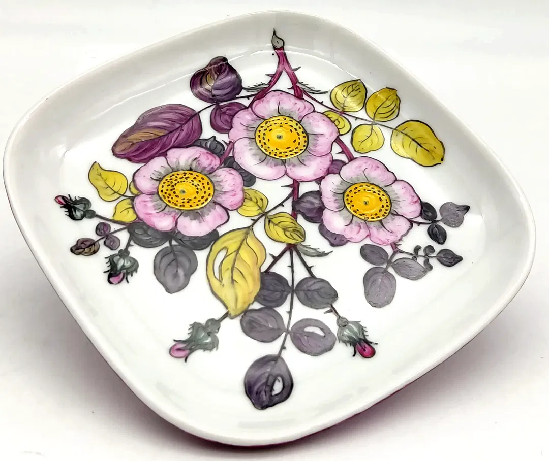 LILIEN PORZELLAN Schmuckschale/Ringschale/Münzteller aus den 1970er Jahren - Bild 1