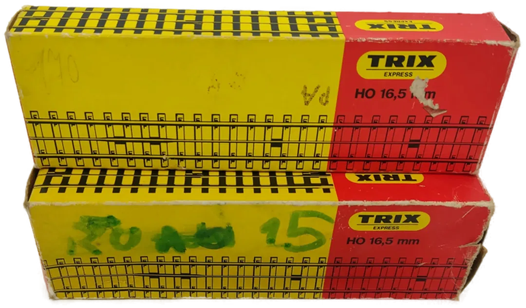 Trix Express gerade Gleise Nr. 4305, gebogene Gleise Nr. 43?? je 10 Stück im Karton - Bild 1