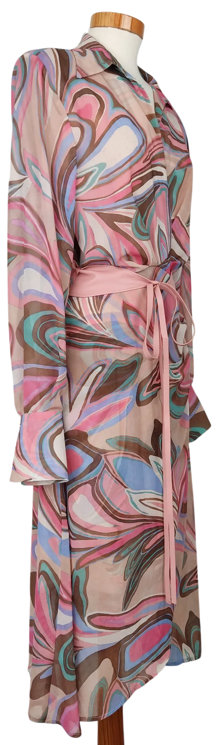 Maryley Damen Maxikleid, rosa - Gr. S  – Bild 3
