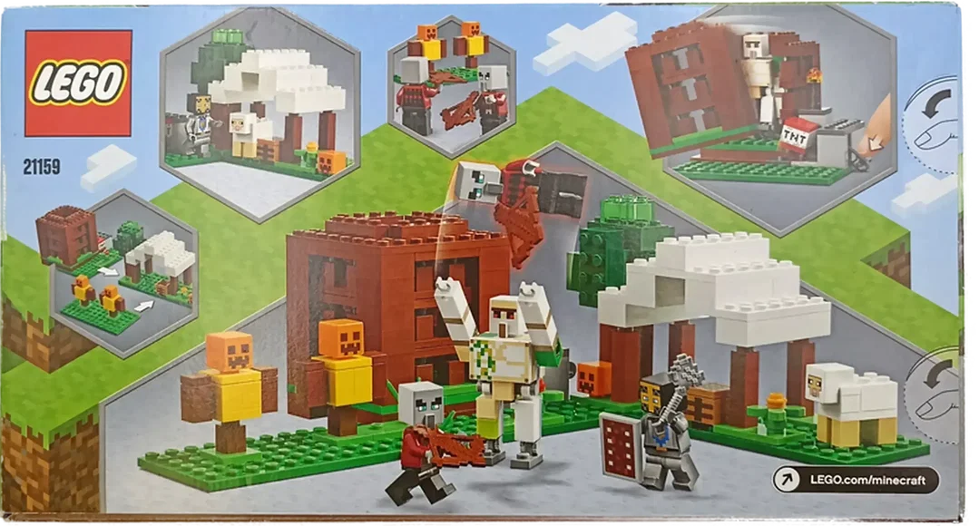 Lego Minecraft Set "Der Plünderer-Außenposten" (OVP) – Bild 2
