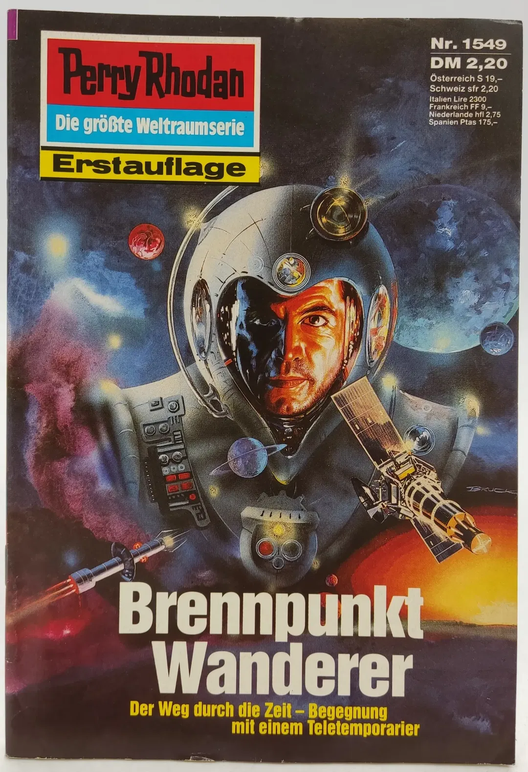  Romanheft Perry Rhodan Brennpunkt Wanderer Erstauflage Nr.1549 - Bild 2