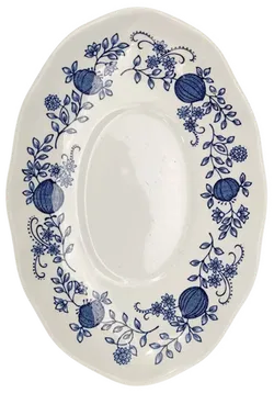 Blue Onion Beilagenplatte oval - Bild 2