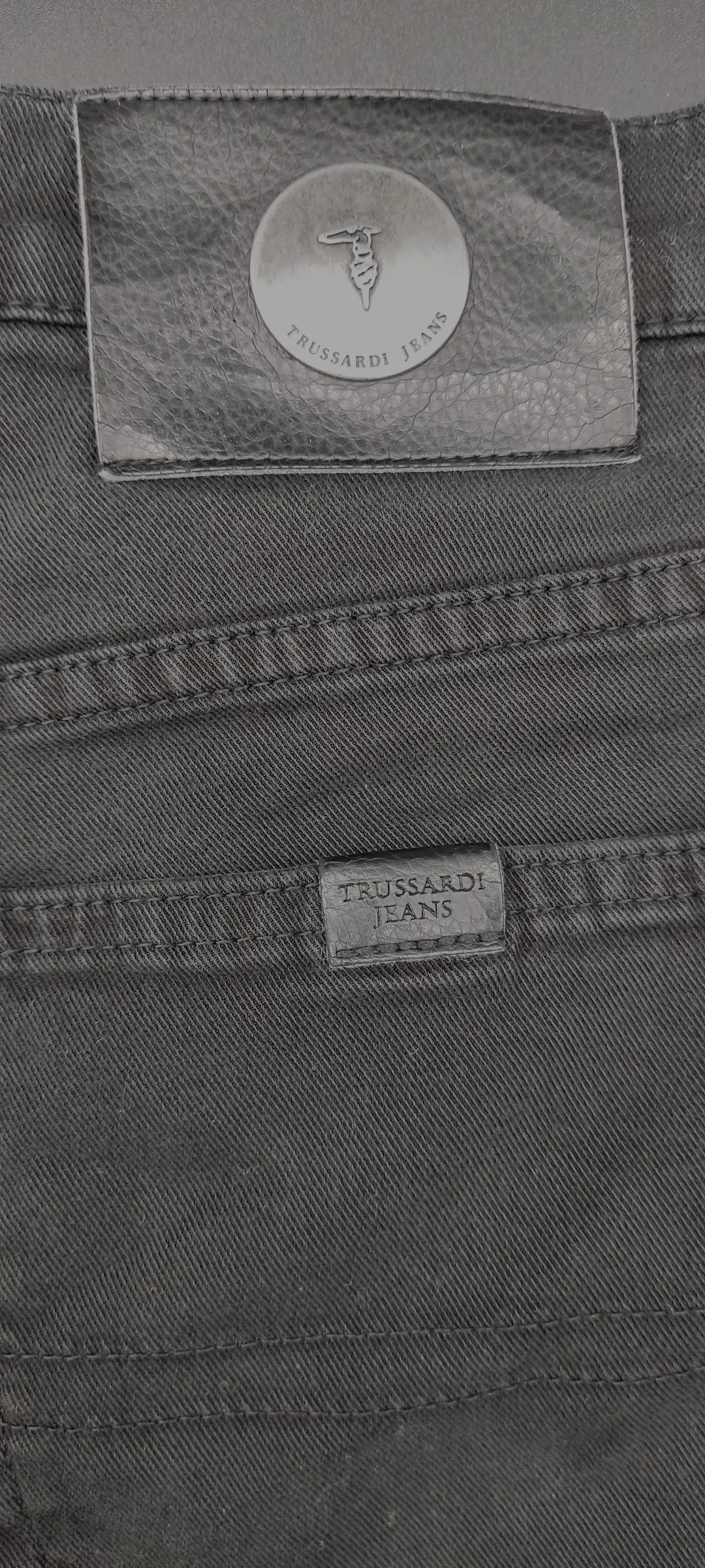 Trussardi Herren Jeans schwarz Gr. UK 34 – Bild 3