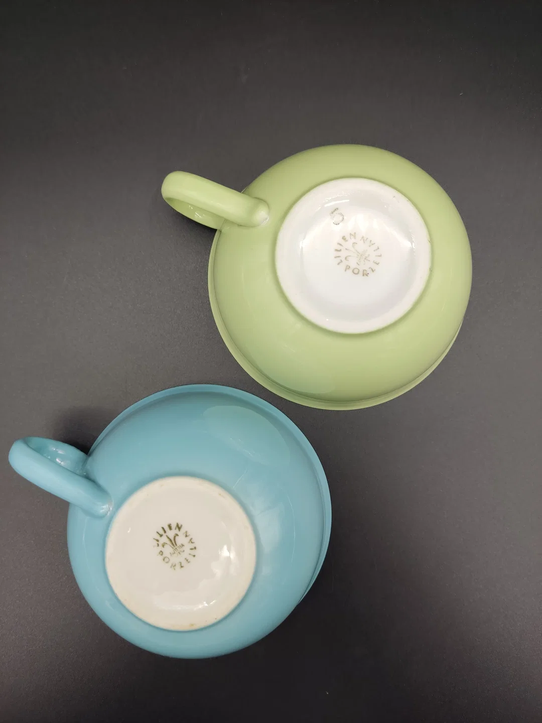 Lilien Porzellan - 2x Kaffeetassen mit Unterteller – Bild 3