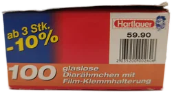 TECCO2 Glaslose Diarahmen mit Filmklemmhalterung - 100 Stück / 24x36 - Bild 4