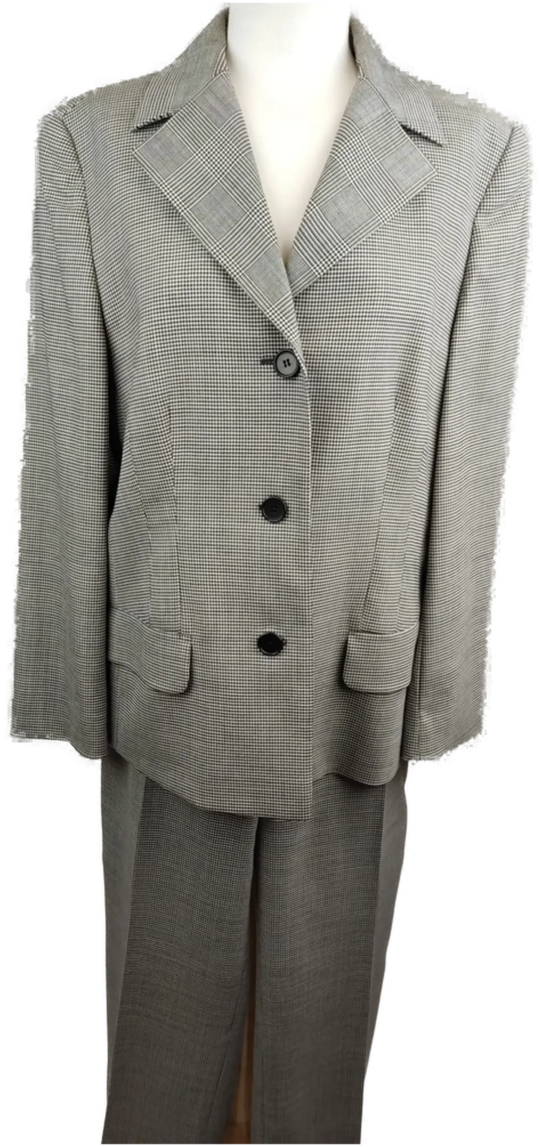 Dinomoda Damen Zweiteiler schwarz/weiß - XL/42 - Bild 1