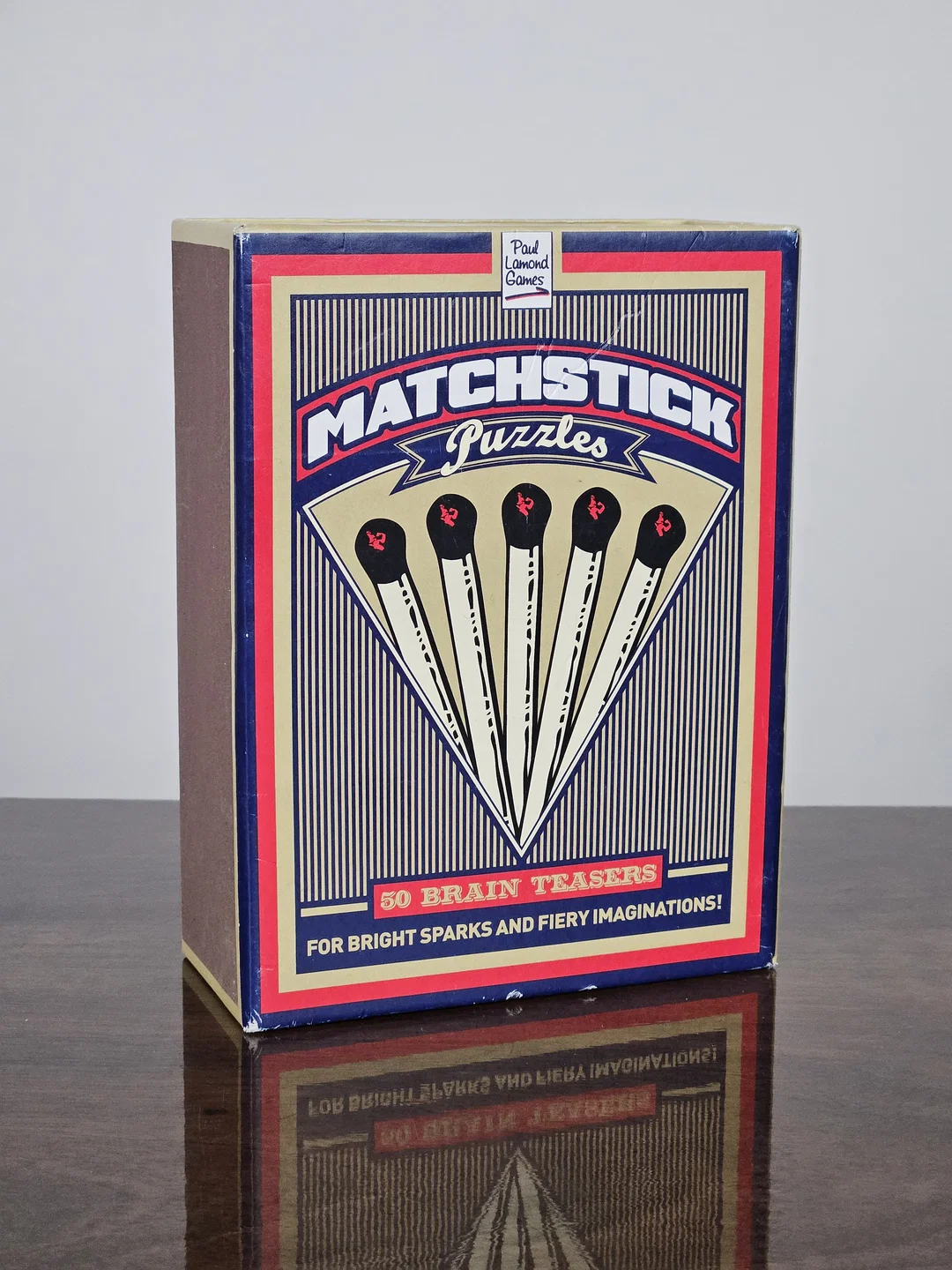MATCHSTICK Puzzles - 50 Brain Teasers - Gesellschaftsspiel - Paul Lamond Games  - Bild 1