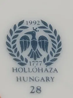 Hollohaza Hungary Deckeldose - Bild 6