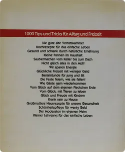  Buch Das große Buch vom einfachen Leben – Band 1 (Liselotte & Hademar Bankhofer, Kronen Zeitung Sonderausgabe) - Bild 2