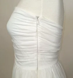 Zara Trafaluc Minikleid weiß Gr. XS - Bild 3