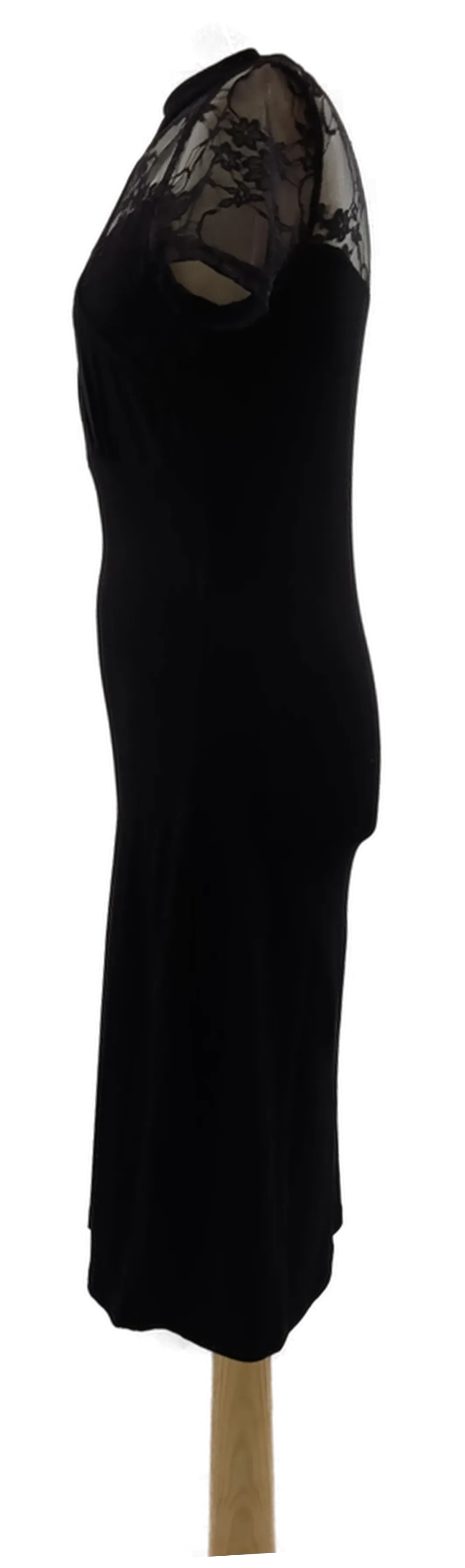 Schwarzes Kleid mit Spitze  – Bild 2