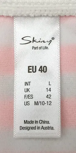 Skiny Triangel-Bikini neon pink/weiß gestreift Gr. 40 - Bild 5