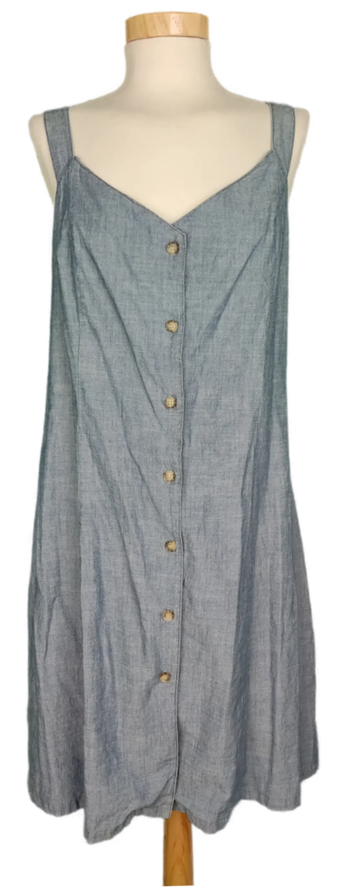 Vero Moda Damen Midikleid jeansblau - XL/42 - Bild 4