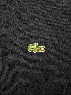 Lacoste Vintage Herren Wollpullover, dunkelblau - Gr. 7 (XXL)  - Made in France - Bild 5