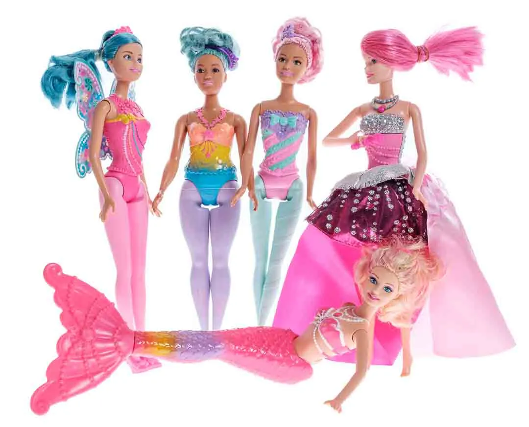 Mattel "Barbie" Puppen Konvolut 5 Stück  – Bild 2