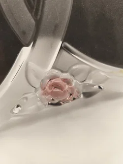 Fotorahmen, Walther Glas, 3fach-Herz, vintage 80er - Bild 2