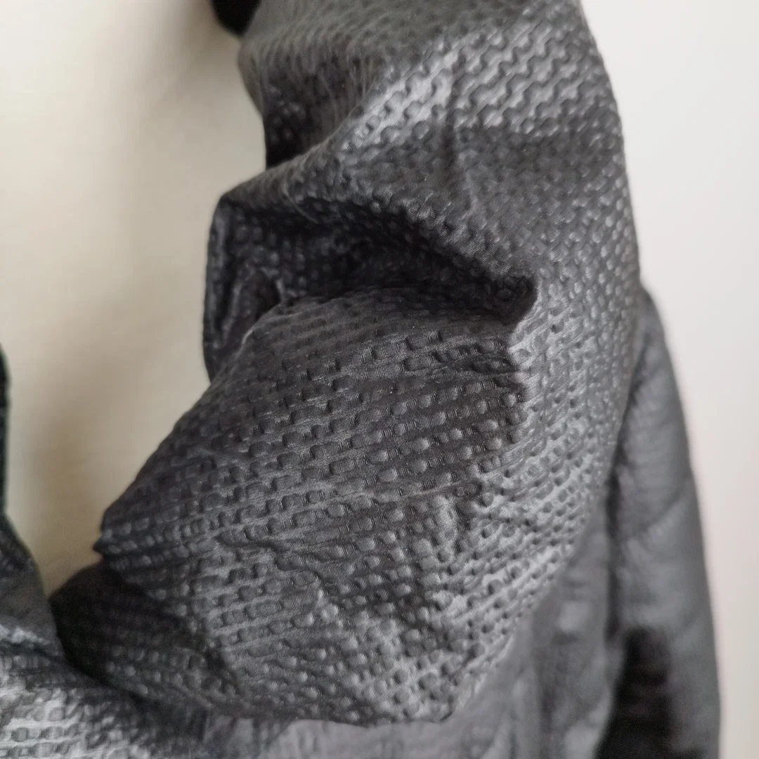 Alba Moda, Steppmantel mit weitem Stehkragen, schwarz, Gr. 46 – Bild 3