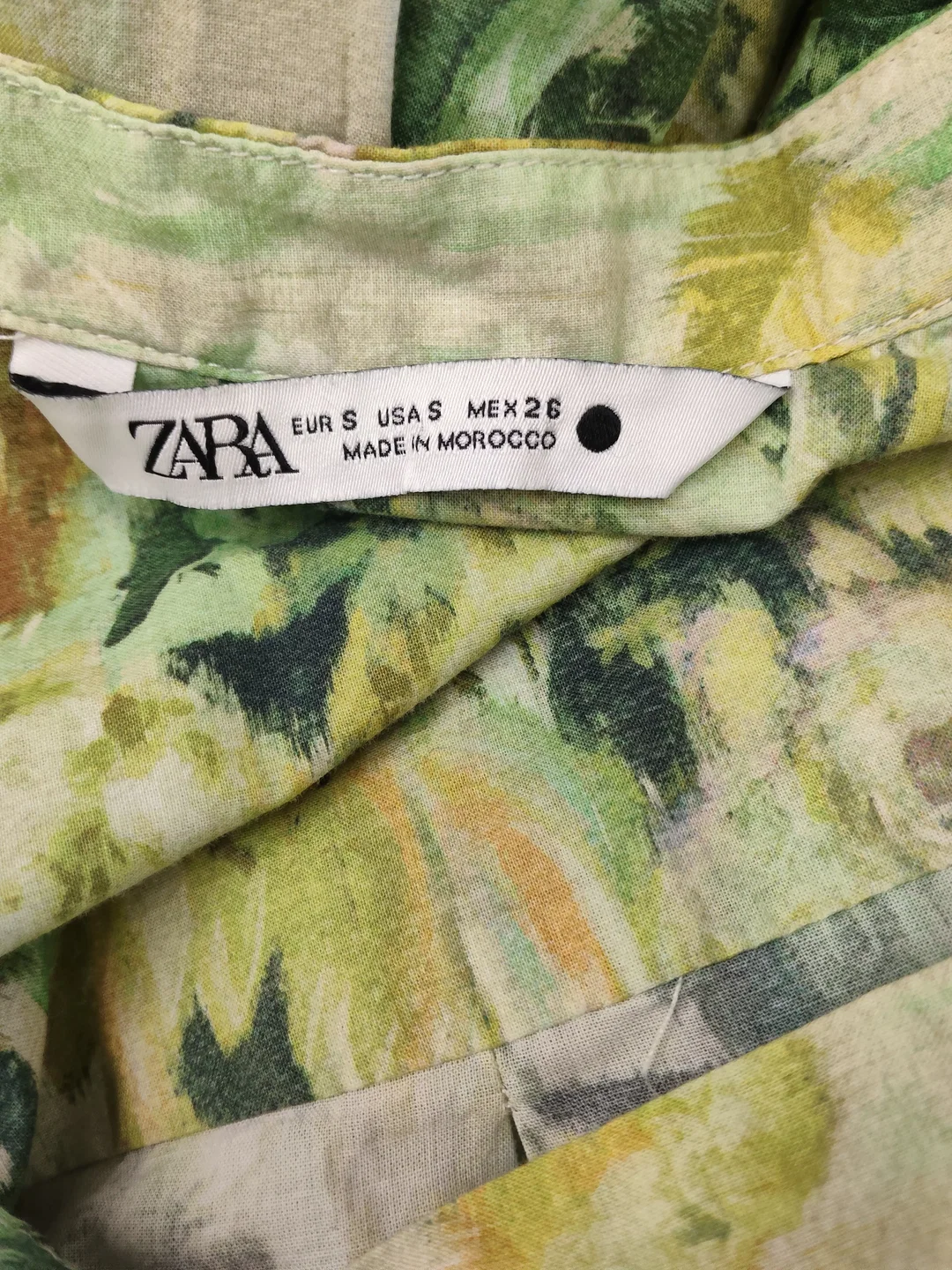 Midikleid Viskose Zara, Gr. 36 | Leichter Sommerabend – Bild 4
