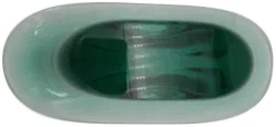 Massive Glas-Schale in strahlendem Grün - Bild 6