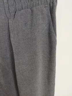 Hose Janina - Lang mit Gummizugbund, Grau, Größe 48 - Bild 2