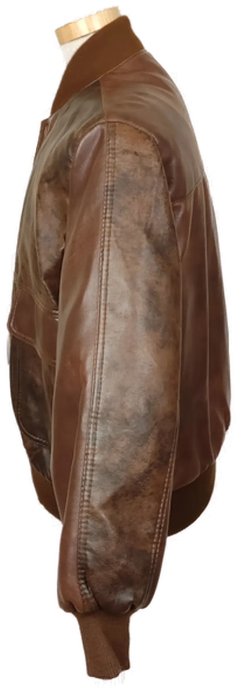 Pervin Herren Lederjacke braun Gr. S – Bild 2