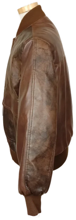Pervin Herren Lederjacke braun Gr. S - Bild 2