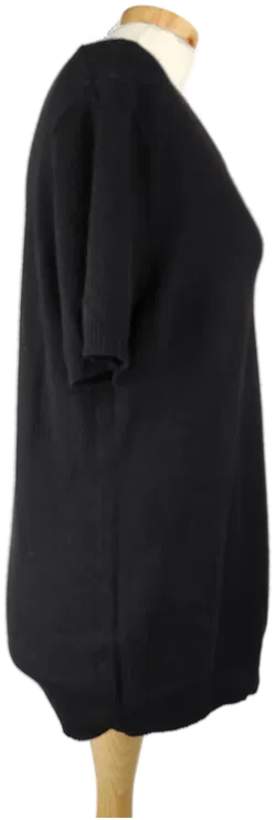 Gerry Weber Damen Weste kurzarm schwarz mit brauner Einfassung - XL/42 - Bild 3