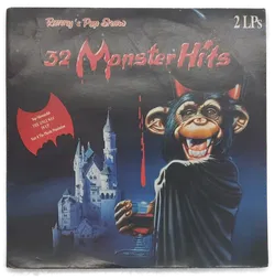 Halloween Set mit Keramik-Kürbis, Schallplatte & Servietten - Bild 2