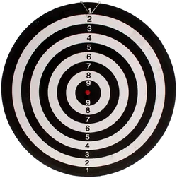 XQ Max Sports Flocked Home Dartboard Set – doppelseitig inkl. 3 Messing-Darts - Bild 3