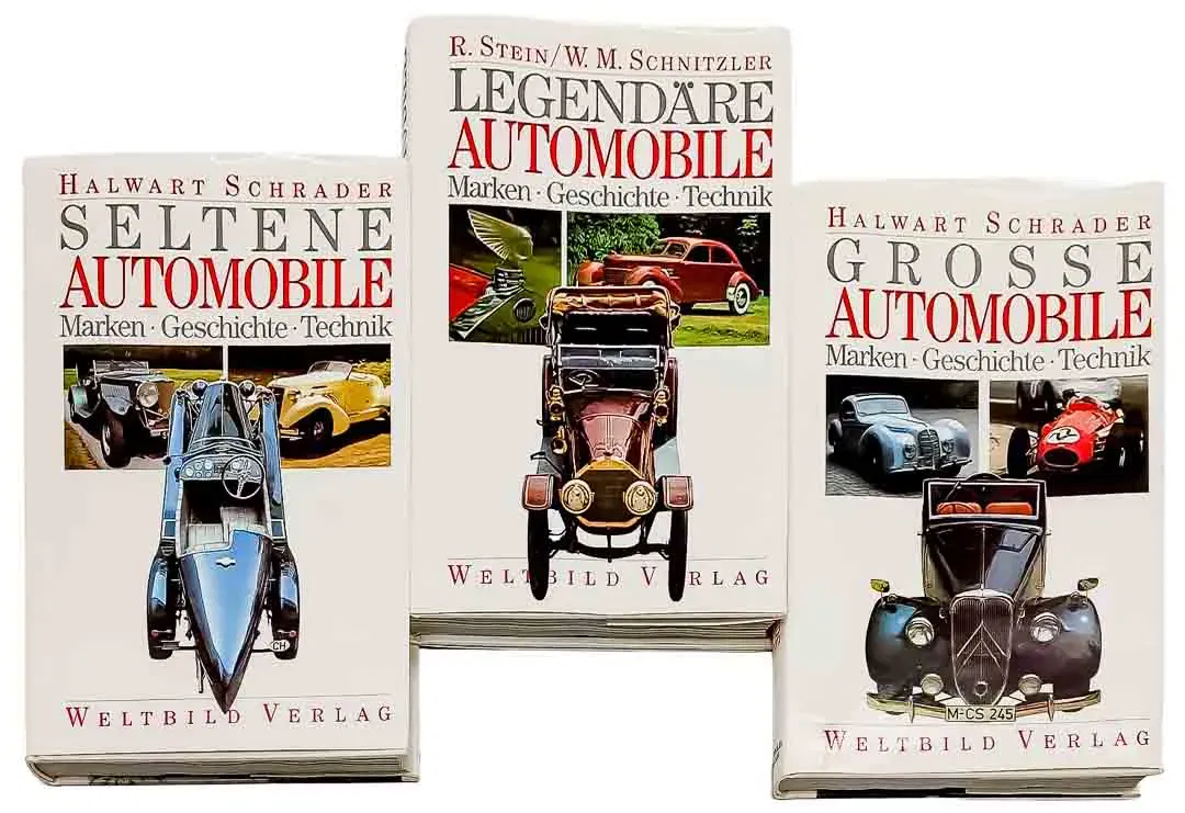 Automobile. Marken - Geschichte - Technik. 3 Bände -  Seltene Automobile - Grosse Automobile - Legendäre Automobile - Bild 1