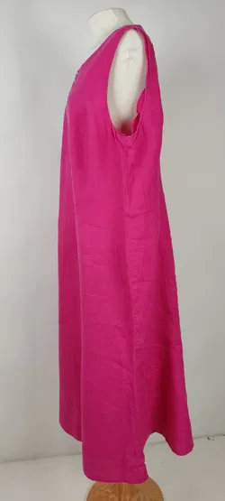 Gerry Weber Leinenkleid Maxi Altrosa |  Sommertraum - Bild 4