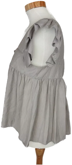 [NEU] Zara Damen Top grau/beige - S/36 - Bild 3