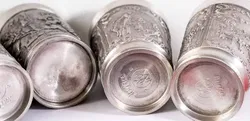 Zinnbecher Set 4-teilig - Bild 2
