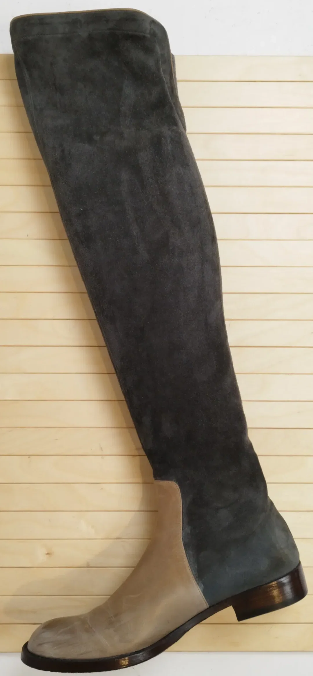 Overknee-Stiefel Brunello Cucinelli Leder Gr. 41,5 - neu besohlt  – Bild 5