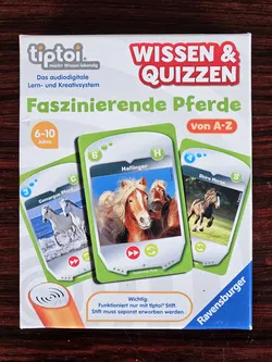 tiptoi® Faszinierende Pferde - WISSEN&QUIZZEN - Gesellschaftsspiel - Ravensburger - Bild 1