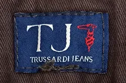 Trussardi Jeans Damen Jeans dunkelbraun Gr. UK 27 - Bild 4